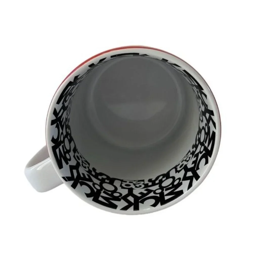 Mickey Mouse Silhouette Authentic Original Disney Parks Red and Black Coffee Mug - Picture 7 of 7